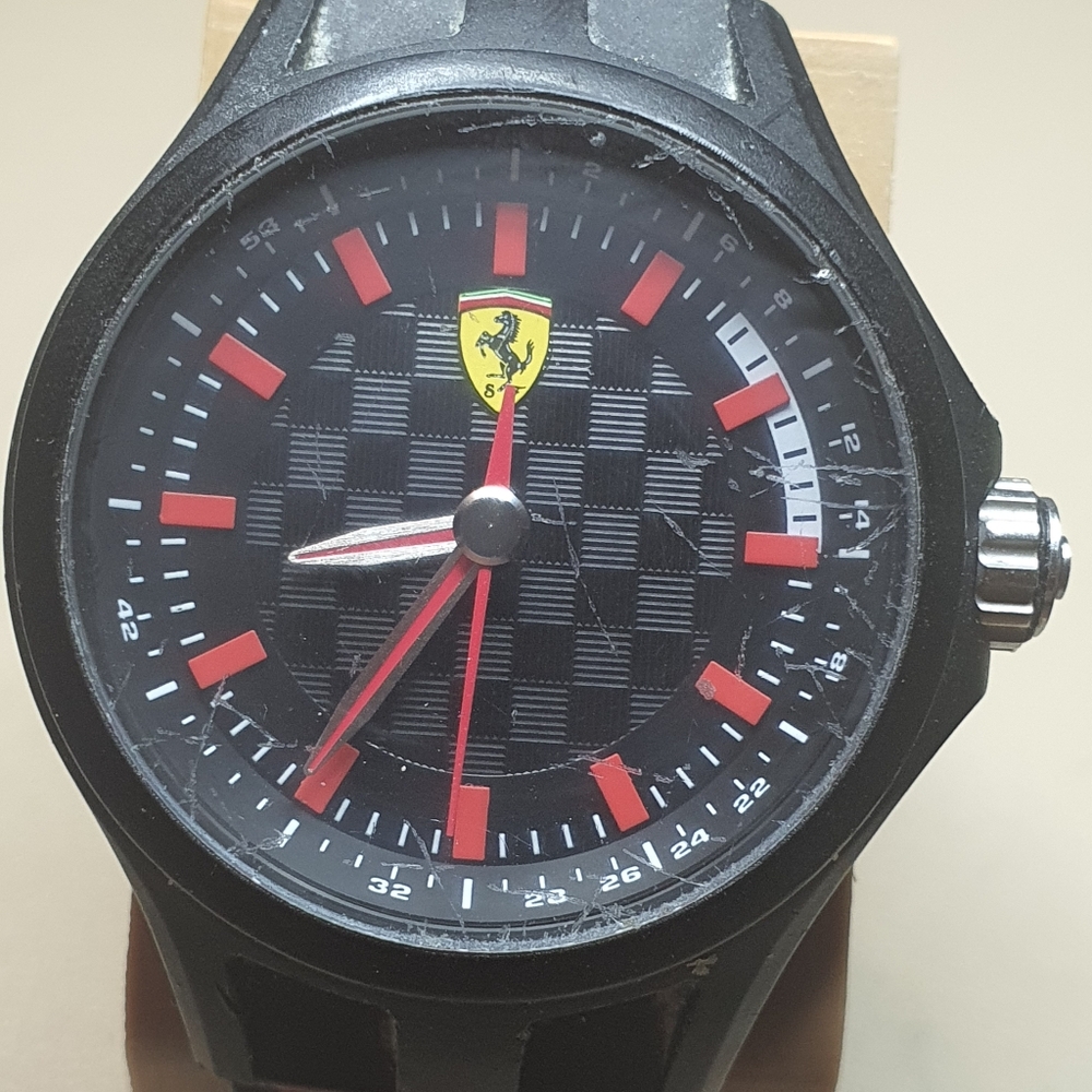Scuderia Ferrari Pit Crew Black/Red Men's Watch *Send Offers*